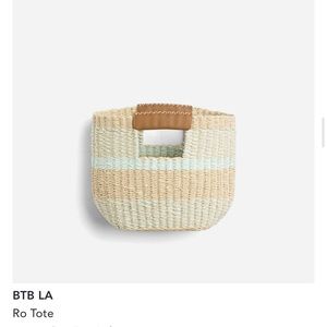 BTB LA straw tote